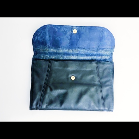 Austin Designs vintage Leather Clutch - Picture 3 of 4